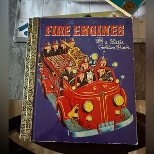 Fire Engines Little Golden Book 8th Print
